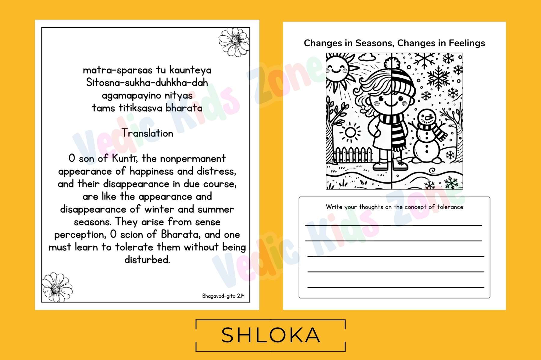 Tolerance & Emotions – Gītā Wisdom for Kids