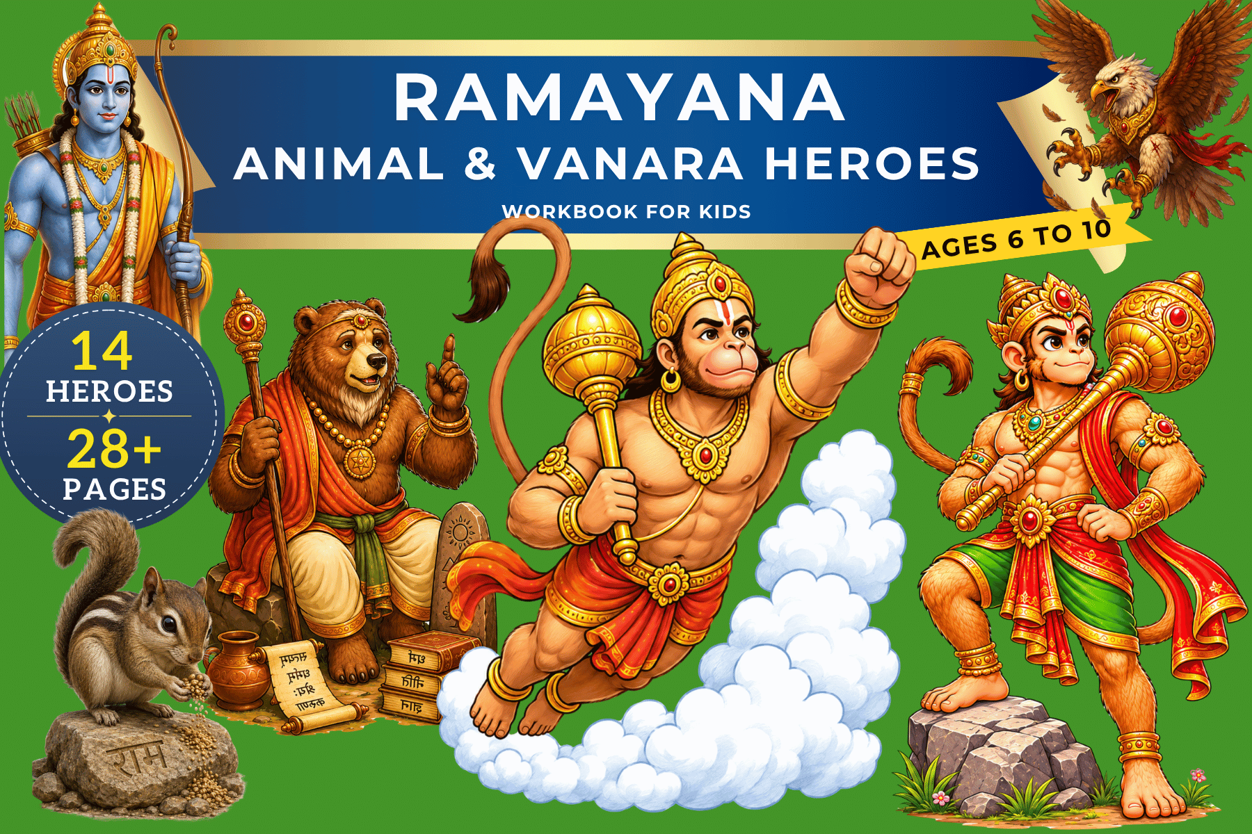 Ramayana Animals and Vanara Heroes 